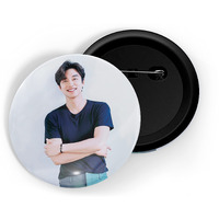 Dhcrafts Pin Badges K-Drama Korean Actor Multicolour Gong Yoo D4 Glossy Finish Design Pack Of 1