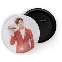 Dhcrafts Pin Badges K-Drama Korean Actor Multicolour Lee Jong-Suk D4 Glossy Finish Design Pack Of 1