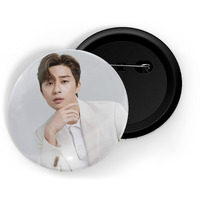 Dhcrafts Pin Badges K-Drama Korean Actor Multicolour Park Seo-Joon D5 Glossy Finish Design Pack Of 1
