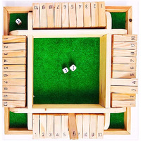 Ilearnngrow Shut The Box Dice Board Game For Kid Teens And Adults Educational Learning Toys For Kids Improving Math & Motor Skill Toy For Kids Fun For Family Friends