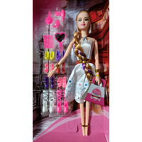 Cri8Hub Present New Beautiful Fashion Doll With Long & Silky Hair With Moveable Hand & Some Accessories And Movie-Inspired Outfit(Doll For Girls)