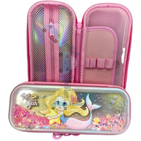 Funblast Pencil Case For Kids, Zipper Pen & Pencil Pouch For Kids Boys And Girls Pencil Stationary Pouch For Students School Supplies (Pink Mermaid)