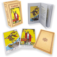 Bellmont Tarot Cards Deck With Guide Book, 78 Pcs Beautifully Illustrated Tarot Cards Set For Beginners And Experts, Classic Traditional Standard Tarot Deck, Fortune Telling Game, Divination Tools