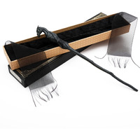 Lifestyle-You 8 Years And Up Premium Polyresin & Metal Magic Wand Wizard Sorcerer's Wand With Ribbon Box, Style 17, Multicolor