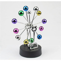 Teesta Kinetic Ball Electronic Desk Perpetual Rotating Swing Ball Physics Mechanism Modem Art Science Toy For Home Bedroom Ornaments/Office/Business Hub/Science Fair (1-Pcs)
