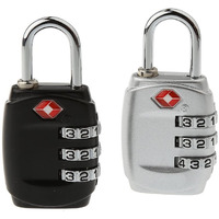 Docoss-Set Of 2-331-Metal Tsa Lock 3 Digit For Luggage Bag International Number Password Travel Locks(Muliti-Color)