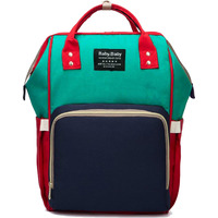 House Of Quirk Baby Diaper Bag Maternity Backpack (Green/Blue)