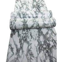 Elton Diy White Gloss Marble Wallpaper, 24 X 72 Inch