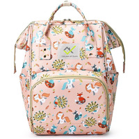 House Of Quirk 18 Litres Baby Diaper Bag Maternity Backpack - Pink Fox