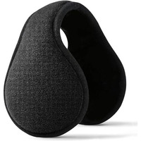 Northwind Winter Ear Muffs For Men, Ear Muffs For Women, Ear Cover For Winter,Behind The Head Style Winter Earmuffs,Foldable Ear Muff (Black)
