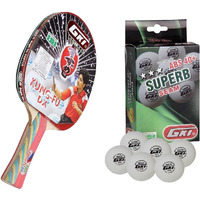 Gki Kung Fu Dx Table Tennis Racquet Combo Set