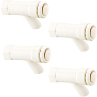 Ruhe Ptmt Push Cock For Bathroom & Kitchen (Set Of 4)
