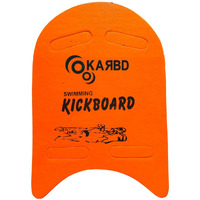 Karbd 4 Cut Swimming Kickboard Floating Board For Swimming Training Aid Exercise Equipment Pool Swim Safe Trainer Lessons Kickboards For Adults Children With 4 Holes Dual Color (Medium, Red Orange)