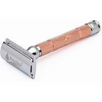 Pristine Shaving Double Edge Safety Razor Ps - 515 Crome-Copper Plating (Close Comb)