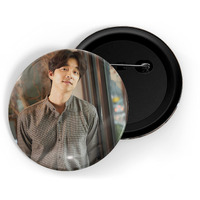 Dhcrafts Pin Badges K-Drama Korean Actor Multicolour Gong Yoo D12 Glossy Finish Design Pack Of 1