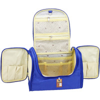 Atorakushon Nylon Royal Blue Hanging Travel Toiletry Bag Makeup Storage Box Vanity Cosmetic Hygiene Bag Wardrobe Organizer Jewellery Pouch For Women