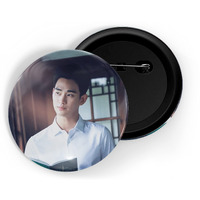 Dhcrafts Pin Badges K-Drama Korean Actor Multicolour Kim Soo-Hyun D6 Glossy Finish Design Pack Of 1