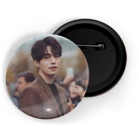 Dhcrafts Pin Badges K-Drama Korean Actor Multicolour Lee Dong-Wook D7 Glossy Finish Design Pack Of 1