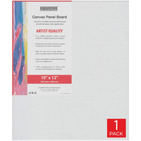 Pragati Systems Medium Grain 10X12 Inch 7 Oz. Primed Canvas Board For Painting Cp1012, White (Pack Of 1)