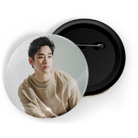 Dhcrafts Pin Badges K-Drama Korean Actor Multicolour Kim Soo-Hyun D3 Glossy Finish Design Pack Of 1