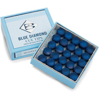 Laxmi Ganesh Billiard & Snooker 9 Mm Blue Diamond Cue Tip - 50 Pieces
