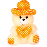 Fclues Cap Teddy Bear Soft Toy | Birthday Gift For Girls/Wife, Boyfriend/Husband, Soft Toys Wedding For Couple Special, Baby Toys Gift Item (Cream)