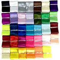 Roll Over Design # No 1, Pack Of Ribbon 34 Colors, Mage To Zoom In Diy Crafts Satin Ribbon 34 Colors X 2 Yard Each Total 68 Yds Per Package(Design # No 1, Pack Of Ribbon 34 Colors)