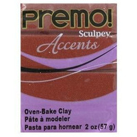 Premo Sculpey Accents Polymer Clay - Accent Bronze (Size : 2Oz)