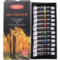 Worison Oil Color Box - 12Ml Tubes, 12 Shades, Multicolour