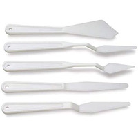 The Art Box Plastic Painting Palette Knife Set Of 5 Pc