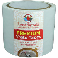 Remedywala Vastu White Color Tape (3 To 4 Inch) (20 Meter)