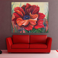 Inephos Wood Floral Painting, Multicolour, Abstract, 85Cm X 70Cm