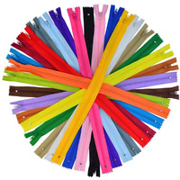 Diy Crafts 36 Inch, 8 Inch, Nylon Coil Zippers Bulk For Pants, Palazzo, Dresses Hand Bags P (36 Inch, 8 Inch)