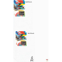 Variety Canvas Board 6X20, 6X10 Inch Pack Of 4