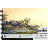 Variety Canvas 50 Sheet A4 Sketchbook Set | Top Spiral-Bound Sketchpad For Artists | Sketching And Drawing Acid Free Paper, For Doodling | Artist Oxfort Sketch Book (A)