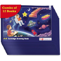Drawing Book A4 Size Approx | 34 White Blank Pages | 29.5 X 21 Cm Approx | Soft Cover | Sketch Pad For Kids, Students & Artists | Best Experience For Drawing, Colouring & Painting | Pack Of 12