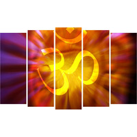 Inephos Vinyl Abstract Wall Painting, Multicolour, Abstract, Standard