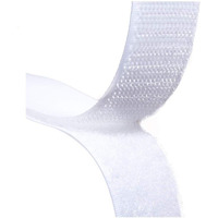 Aanij Hoop And Loop Tape Fastener (5 Meter, 20 Mm, White)