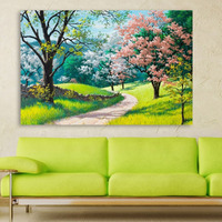 Inephos Unframed Canvas Painting - Beautiful Nature Modern Art Wall Painting For Living Room, Bedroom, Office, Hotels, Drawing Room (91Cm X 61Cm), Multicolour