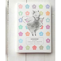 Artrack Exposed Bound Sketchbook A4, 100 Gsm, 120 Sheets - Unique Design - Ideal For Sketch, Drawing, Notes, Office Work