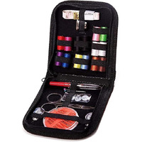 Drewit Star Sewing Kit All In One Mini Small Portable Sewing Kit Box With Accessories, Thread Spools, Scissors, Stitching Accessories Including Needle Set Travel Home