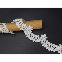 Orient Lace Craft White Lace And Border Material (Size 3 Cm, Qty 10 Meter)