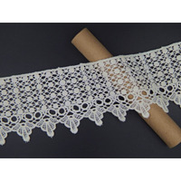 Orient Lace Craft Off White Lace Border Material For Suits,Saree & Dupatta (Size 8 Cm) Qty 5 Meter,Used As Trims,Borders,Embroidery Lace,Applique,Fabric Lace,Sewing Supplies,Cotton Lace Work,Diy.