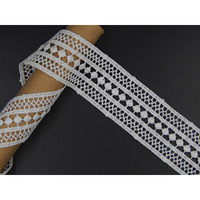 White Beeding Lace And Border Material For Suits,Saree & Dupatta (3.5 Cm) Qty 10 Meter,Used As Trims,Borders,Embroidery Lace,Applique,Fabric Lace,Sewing Supplies,Cotton Lace Work,Lace Applique,Diy