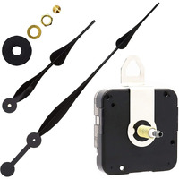 Vreaone Youngtown 12888 High Torque Quartz Clock Movement Clock Replacement Mechanism With 12 Inch Long Spade Hands For Diy Clock (Black, Shaft Length 1-3/10 Inches/ 18Mm Shaft Length)