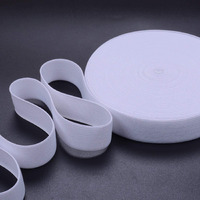 Aakriti Knitted Soft Crochet Elastic For Sewing Ideal For Tailoring, Fashion Designing, Boutique, Stitching Pack Of 25 Meters (White, 1 Inch)