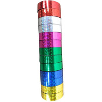 Hookcart 12 Mm Sparkling Glitter Tape For Art And Craft, 13 Piece