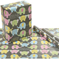 Evince Elephant Wrapping Papers For Kids Birthday Gifts | Value Pack - 25 Sheets For Return Gifts Theme Dcor | Neutral Pattern For Christmas Diwali Rakshabandhan Gifting Ideas For Boys And Girls