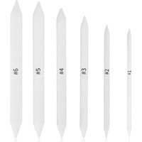 Artright 6 Pcs Blending Stumps And Tortillions Paper Art Blenders, Art Pencils, Drawing Pencils For Students And Artists | Premium Charcoal Sketch Drawing Tools
