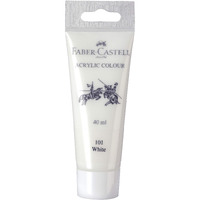 Faber-Castell Acrylic 40 Ml Tube - White 101